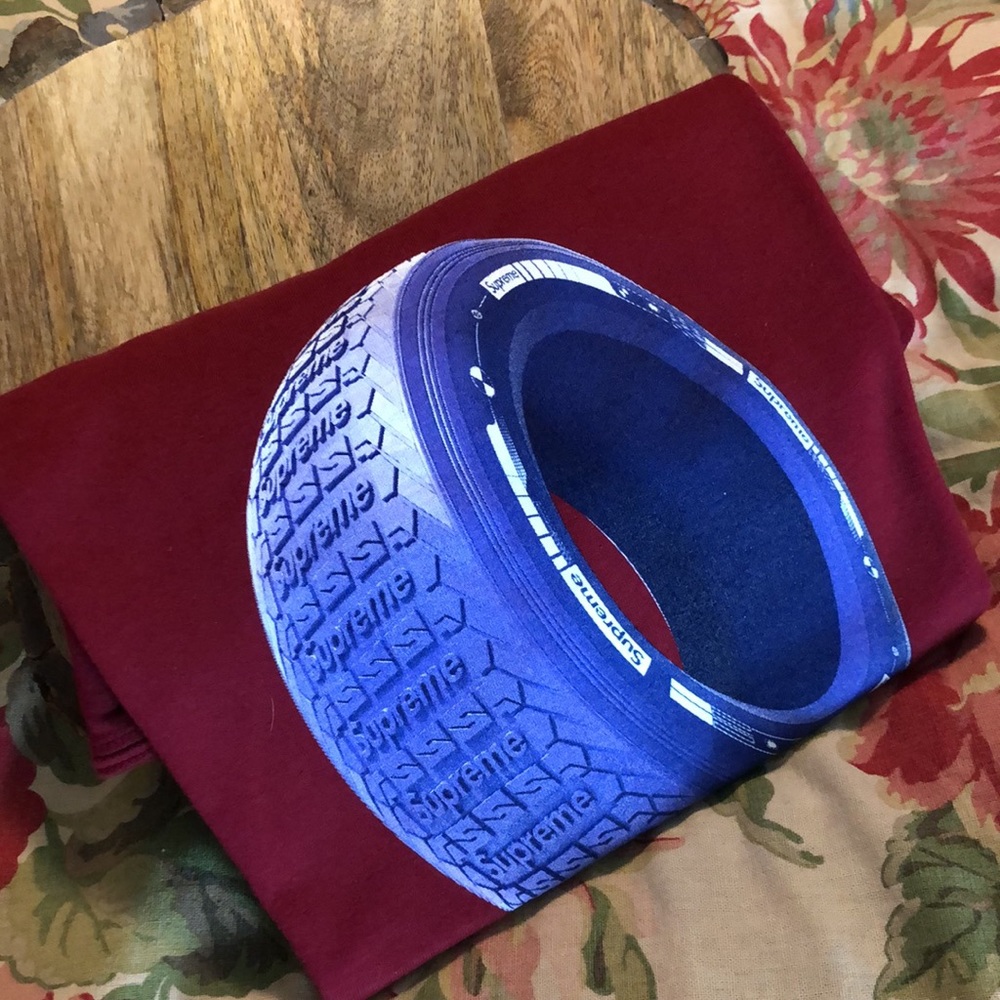 ❌Sold❌SUPREME size Small Authentic Vehicle Tire RARE NEW - Picture 12 of 13
